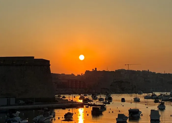Front Row Malta - Your Grand Harbour With Rooftop Terrace & Views Of Valletta Kalkara